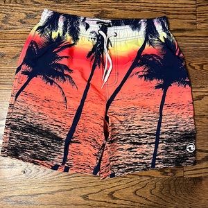 Mens Ocean Current Beach Bathing Suit